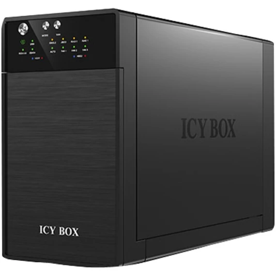 ICY BOX IB-RD3620SU3, meghajtóház fekete