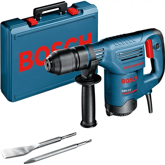 Bosch ütvekalapács GSH 3 E Professional kék, 650 watt, tok