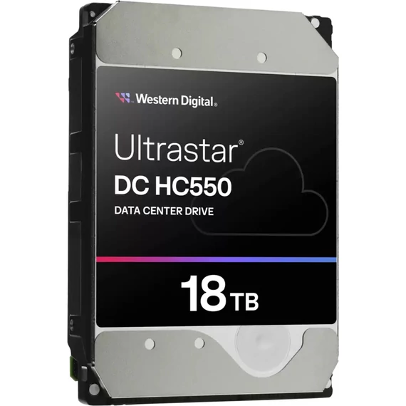 WD Ultrastar DC HC550 18 TB, SAS 12 Gbit/s merevlemez, 3,5