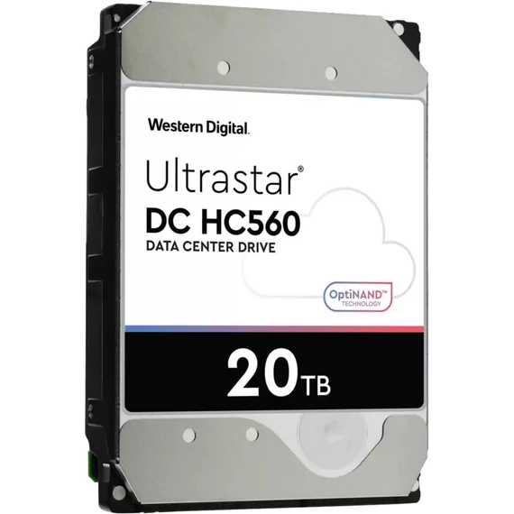 WD Ultrastar DC HC560 20 TB, merevlemez SATA 6 Gb/s, 3,5